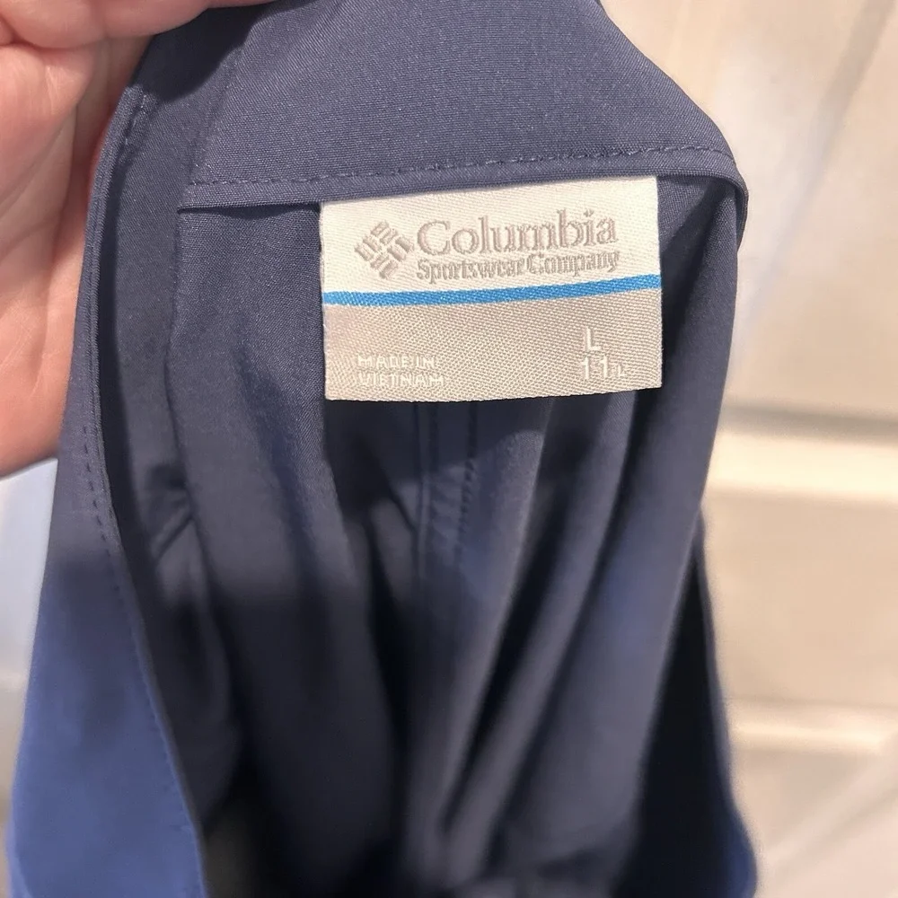 Columbia Mens Navy Blue Board Shorts Swim Trunks Sz Large 11